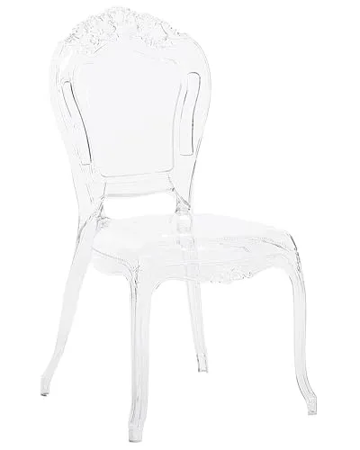 Produktbild Beliani Barock Stuhl Kunststoff 2er Set transparent