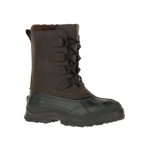Kamik Herren Stiefel Alborg WK0011 Braun - Wanderschuhe für extreme Kälte, wasserdicht und warm bis -50°C dank Zylextra Futter. Ideal für Outdoor-Aktivitäten bei Schnee und Eis.