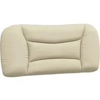 vidaXL Kopfteil-Kissen Creme 80 cm - Elegantes Bettenzubehör - Stylisches Kopfteil-Kissen aus strapazierfähigem Stoff für optimalen Komfort beim Lesen oder Fernsehen im Bett. Atmungsaktiv und langlebig, ideal für jedes Schlafzimmer.