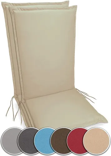 sunnypillow Liegenauflage 120 x 50 cm in beige von sunnypillow