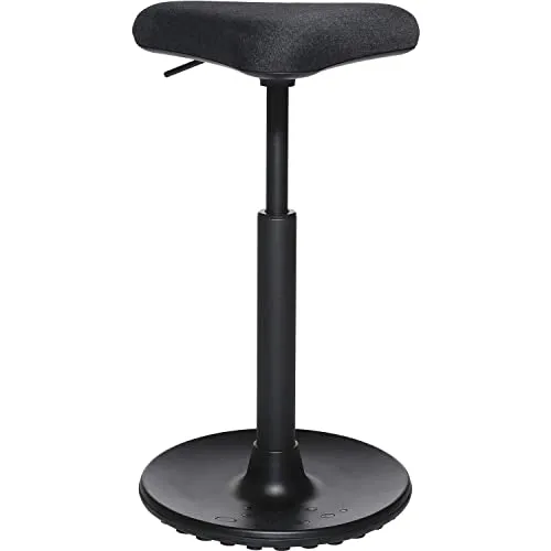 Topstar Sitness H1 Stehhocker - Höhenverstellbare Stehalternative - Bürostühle mit höhenverstellbarem Design von 57 - 77 cm, gepolstert und ideal für ergonomisches Arbeiten. Max. Belastbarkeit: 110 kg.