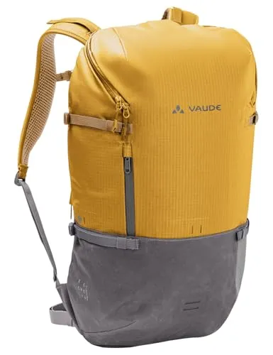Vaude CityGo 30 ll Wanderrucksack - Gelb 45514-317 - Wanderrucksäcke aus recyceltem Polyamid, umweltfreundlich und ideal für Tageswanderungen oder den Alltag.