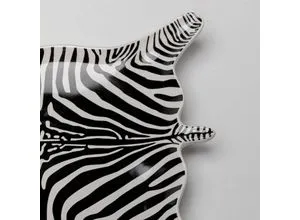 KARE Deko-Schale ZEBRA, 2er-Set, Porzellan, handbemalt in schwarz von KARE