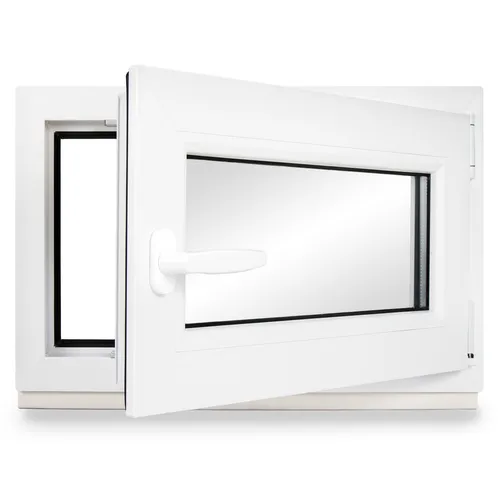 Kellerfenster Kunststoff weiß Dreh-Kipp 100x95 cm DIN Rechts