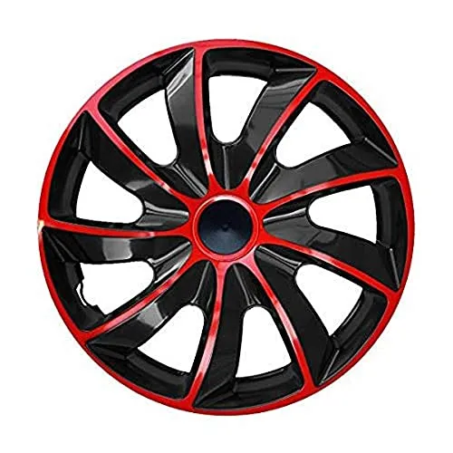 NRM Radkappen Quad Bicolor Rot 14