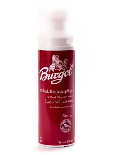 Burgol Schuhputzbürste Nubuk Raulederpflege in rot von Burgol