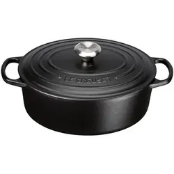 Le Creuset Bräter 40cm, mattschwarz in schwarz von Le Creuset