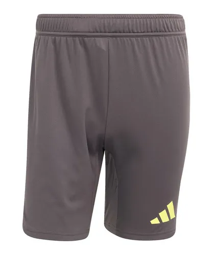 adidas Performance Tiro 25 Pro Torwartshort grau M - Trainingsbekleidung für Fußballer, ausgestattet mit AEROREADY-Technologie für optimale Feuchtigkeitsregulierung und Komfort während des Spiels.