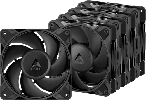 Arctic Lüfter P12 Pro PST 5 - Pack (120 mm) - PC Lüfter Set mit 5 leistungsstarken 120 mm Lüftern für optimale Luftzirkulation und leisen Betrieb, ideal für Gaming-PCs und High-Performance-Systeme.