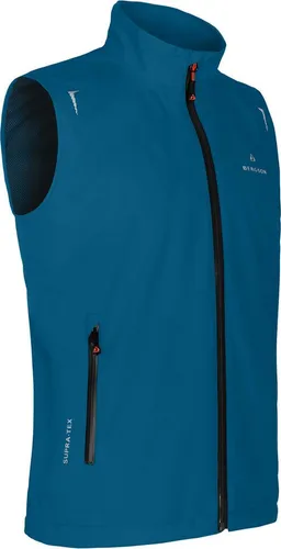 Bergson Regenjacke EGGEN Weste Herren - Funktionsjacke mit 12000 mm Wassersäule, ideal für nasse Wetterbedingungen, ausgestattet mit Netzfutter für optimalen Tragekomfort.