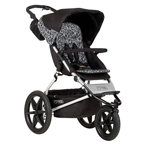 Mountain Buggy TER V3-49 Solus All Terrain Buggy - All Terrain Jogger mit Regenschutz, ideal für aktive Eltern und jedes Gelände.