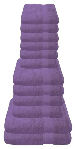 Julie Julsen Handtücher 12-Handtücher-Lavendel, Baumwolle (12-St)