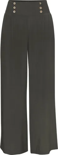 LASCANA Palazzohose mit Taschen, khaki - Stylische Sommerhose in weit geschnittenem Design mit praktischen Seitentaschen, ideal für entspannte Tage und modische Outfits.
