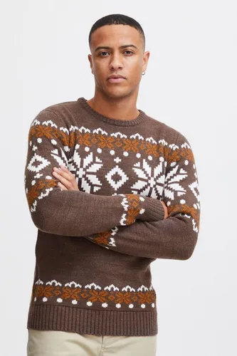 !Solid Strickpullover SDNorwig Strickpullover im Norweger-Look