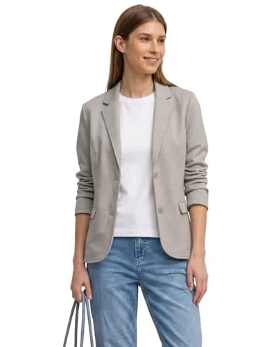 Street One QR Basic Blazer Clay Sand 36 in beige von Street One