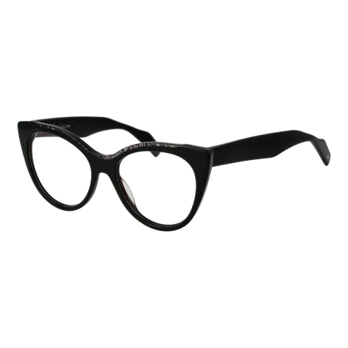 YOHJI YAMAMOTO Brillengestell YY1034 54019 - Elegantes Damen Brillengestell im Katzenaugen-Stil mit Blaufilter, ideal für modische Akzente und optimalen Sehkomfort.