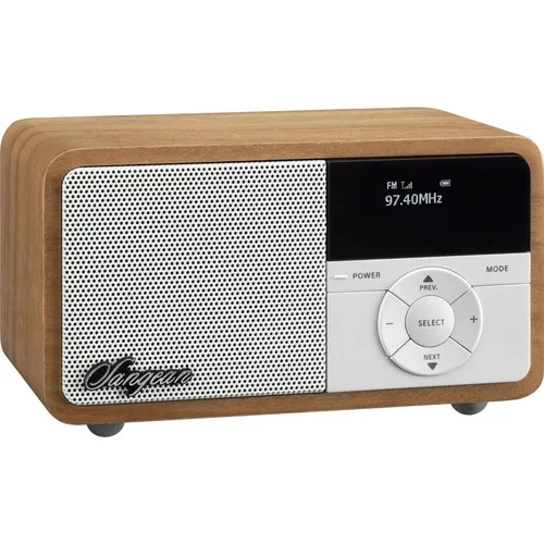 Sangean DDR-7X Lichtholz in braun von Sangean