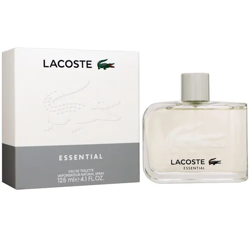 Lacoste Essential pour Homme 125 ml Eau de Toilette - Frischer Herren Duft mit Noten von Johannisbeere und Rose, ideal für den täglichen Gebrauch und lange Haltbarkeit von bis zu 36 Monaten.