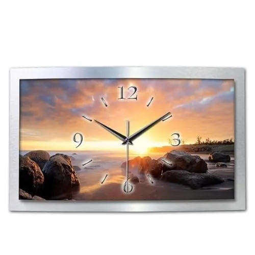 Kreative Feder Felsen Chill Out 3D XXL Designer Wanduhr von Kreative Feder