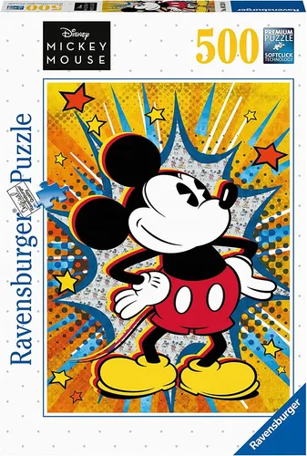 RAVENSBURGER PUZZLE*500 TEILE*DISNEY MICKEY MOUSE*RARITÄT*NEU+OVP