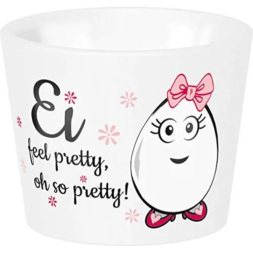 Eierbecher mit Motiv »Ei Feel Pretty« - Sheepworld