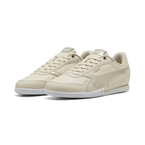 PUMA Damen Bella Donna Metallic Whisper Sneakers 39, Alpine Snow Gold White