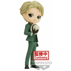 Banpresto Q Posket Loid Forger Figur - Spyxfamily Going Out Ver. 15 cm - Model Statuen, handgefertigte PVC-Figur aus dem beliebten Anime SpyxFamily, ideal für Sammler und Fans, kommt in versiegelter Box mit Basishalter.
