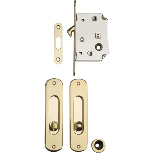 MARCHESI Schiebetürmuschel-Set mit Schloss, WC