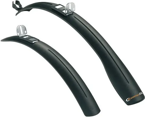 SKS Beavertail XL Schutzblech Set VR+HR - Fahrradschutzbleche für Vorder- und Hinterrad, optimaler Spritzschutz und robustes Design für jedes Wetter.