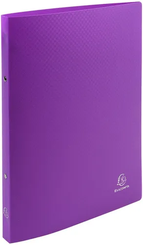 Ringbuch aus PP mit 2 Ringen, Rücken 20mm, für Format DIN A4 violett