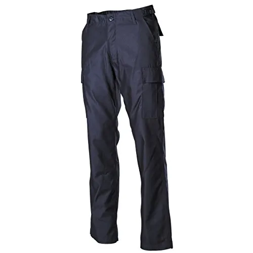 MFH Herren US BDU Kampfhose Blau Größe XXL - Robuste US BDU Kampfhose für Herren in Blau. Verstellbare Taille und zahlreiche Taschen bieten praktische Funktionen für den täglichen Einsatz.