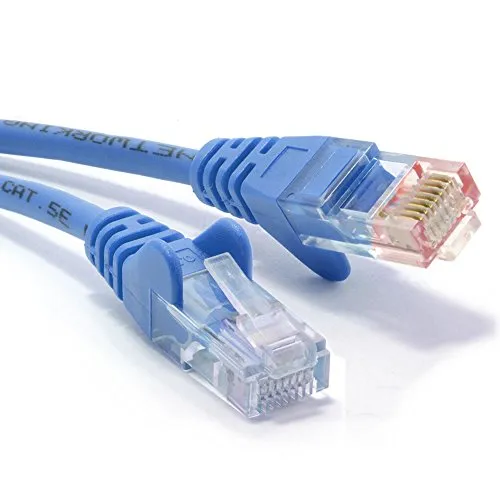 Blau Netzwerk Ethernet RJ45 Cat5E-CCA UTP Patchkabel 26AWG Kabel Anschlusskabel 1,5 m [1.5 Meter/1,5m]
