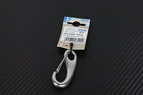 Pösamo Vauka Nautic Pro max 100kg Karabiner 70mm mit Auge Edelstahl