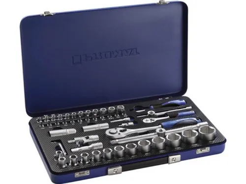 Steckschlüsselsatz 55-tlg. 1/4+1/2 Zoll SW 4-32mm PROMAT