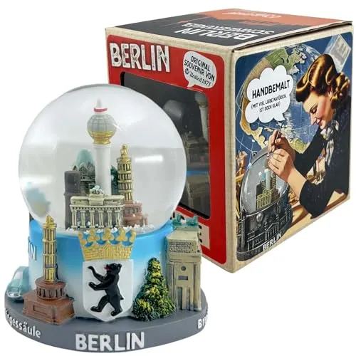 Produktbild United1871 Berlin Schneekugel, Berlin Souvenirs, Snowglobe, Souvenir Deutschland, Deutschland Souvenir in Geschenkbox