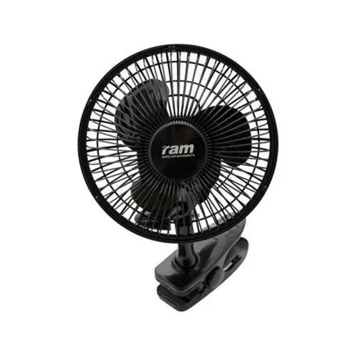 RAM Clip-Ventilator 15cm / 15W Umluftventilator für Growzelt Clipventilator