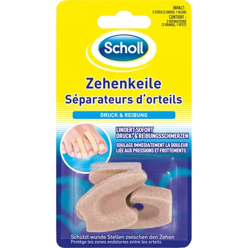 Scholl Zehenschutz Zehenkeile 26218 beige, 3 St.