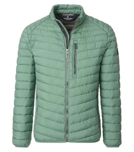CASAMODA Herren Steppjacke uni, Gr. 3XL, hellgrün - Diese praktische Steppjacke für Herren überzeugt durch ihre formstabile Struktur und bietet Schutz vor Wind und Wetter. Ideal für Ausflüge und Spaziergänge, mit Taschen für wichtige Dinge und vielseitig kombinierbar.