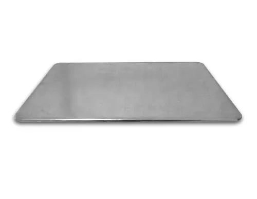 SMOKI Massiver Backstahl & Pizzastahl 5mm (38x33cm) | Grillplatte & Backplatte für perfekte Pizza, Flammkuchen & Brot | Extrem wärmeleitfähig für Ofen & Gasgrill | Modell 9531