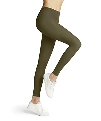 Falke Damen Pure Matt 50 DEN Leggings halb Blickdicht matt reißfest druckfreier Komfortbund eng dünn leicht transparent zum Rock oder Kleid feines weiches nachhaltiges Material 1 Stück