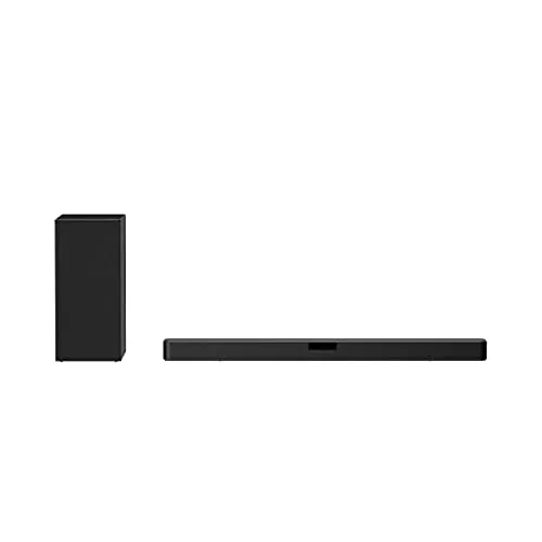 LG SN5 Soundbar - Heimkino-Soundleistensystem mit 2.1-Kanal, kabelloser Bluetooth-Verbindung und 400 Watt Leistung für ein beeindruckendes Klangerlebnis.