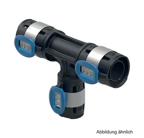GEBERIT Wasserrohr Geberit FlowFit T-Stück, 25-20-20 mm