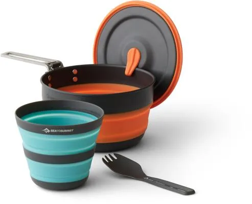 Sea to Summit Frontier UL One Pot Kochset, 3-teilig - Kochsets für Outdoor-Enthusiasten, ultraleicht und multifunktional für Kochen, Essen und Trinken unterwegs.