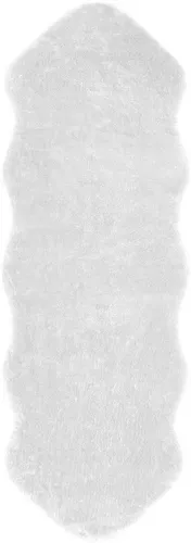 andiamo Teppich Lambskin in weiß von Andiamo