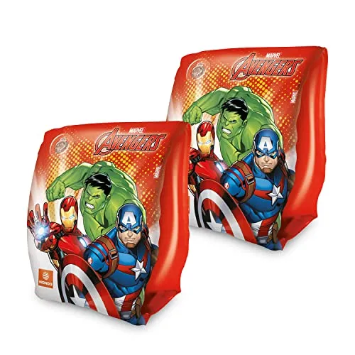 Mondo Toys - AVENGERS Arm Bands - Sicherheitsarmlehnen für Kinder - Material PVC - geeignet für Kinder von 2 bis 6 Jahren mit Gewicht 6 - 20 kg - 16932