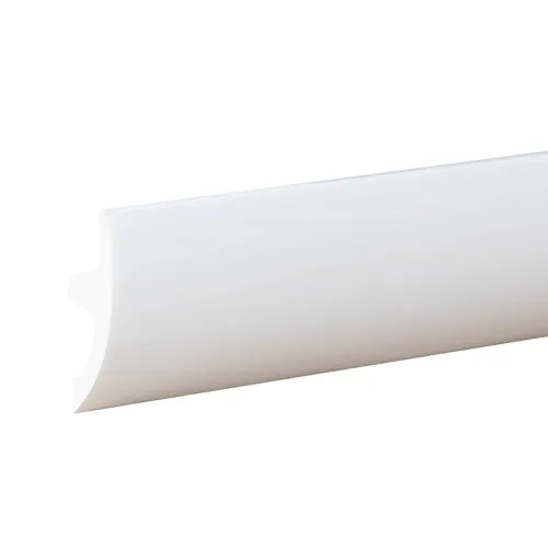 PROVISTON Licht Stuckleiste 36.6 x 70 x 2000 mm Moderne LED Deckenleiste Klassisches Profil Hochwertige Deckenleiste Kunststoff Weiß Wasserfest, Robust und Langlebig