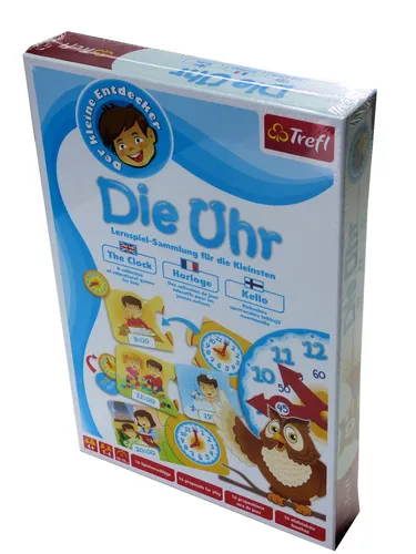 Trefl® Der Kleine Entdecker - Die Uhr Lernspiel Sammlung ab 4 Jahren 1-4 Spieler