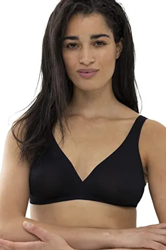 Mey Tagwäsche Soft Shape Damen Bustiers Schwarz XL(44) - Funktionsunterwäsche mit Bi-Stretch für optimalen Halt und hohen Tragekomfort, ideal für den ganzen Tag. Elegante Spitzen-Details verleihen einen Hauch von Raffinesse.