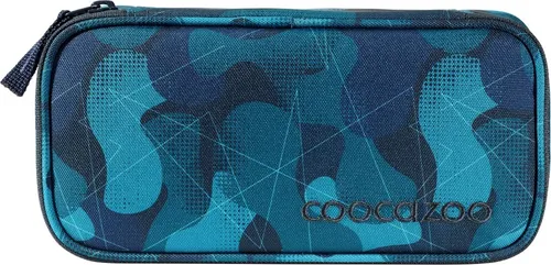 coocazoo Mäppchen Cloudy Camou - Blaues Federmäppchen mit großem Hauptfach und Fächern für Stundenplan, nachhaltig aus 6 recycelten PET-Flaschen gefertigt