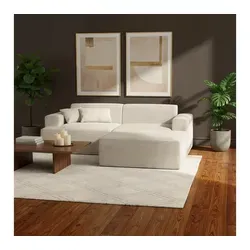 skølm Freki Cloud Couch – Beige 3-Sitzer Sofa mit Kissen von skølm